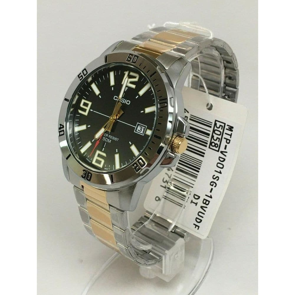CASIO GENERAL MTP-VD01SG-1BVUDF MEN'S WATCH - H2 Hub Watches