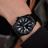 Casio General Analog Black Leather Strap Men Watch MTP-VD02BL-1EUDF-P