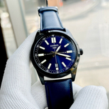 CASIO GENERAL MTP-VD02BL-2EUDF BLUE LEATHER MEN'S WATCH