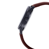 CASIO GENERAL MTP-VD02BL-5EUDF RED LEATHER MEN'S WATCH