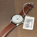 Casio General White Dial Bordeaux Leather Strap Unisex Watch MTP-VD03L-5AUDF-P