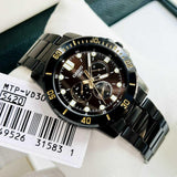 Casio General Black Stainless Steel Strap Men Watch MTP-VD300B-5EUDF-P