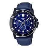 CASIO GENERAL MTP-VD300BL-2EUDF-P BLUE LEATHER MEN WATCH