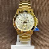 CASIO GENERAL MTP-VD300G-9EUDF-P GOLD STAINLESS STEEL MEN WATCH