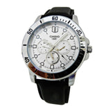 CASIO GENERAL MTP-VD300L-7EUDF-P BLACK LEATHER MEN WATCH