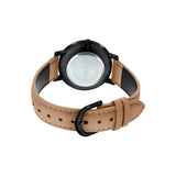 CASIO GENERAL MTP-VT01BL-1BUDF-P BROWN LEATHER MEN WATCH