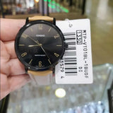 CASIO GENERAL MTP-VT01BL-1BUDF-P BROWN LEATHER MEN WATCH