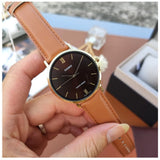 CASIO GENERAL MTP-VT01BL-5BUDF-P LEATHER MEN WATCH