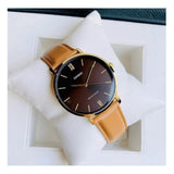 CASIO GENERAL MTP-VT01BL-5BUDF LEATHER MEN'S WATCH