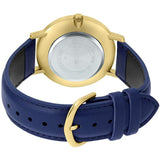 CASIO GENERAL MTP-VT01GL-2B2UDF QUARTZ BLUE LEATHER MEN'S WATCH