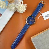 Casio General Quartz Blue Leather Strap Men Watch MTP-VT01GL-2B2UDF-P