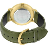 CASIO GENERAL MTP-VT01GL-3BUDF GREEN LEATHER MEN'S WATCH