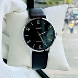 Casio General Black Leather Strap Men Watch MTP-VT01L-1B2UDF-P