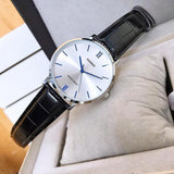 Casio General Silver Dial Black Leather Strap Unisex Watch MTP-VT01L-7B1UDF-P