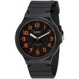 CASIO GENERAL MW-240-4BVDF-P BLACK RESIN STRAP MEN WATCH