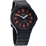 CASIO GENERAL MW-240-4BVDF-P BLACK RESIN STRAP MEN WATCH