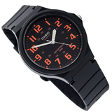 CASIO GENERAL MW-240-4BVDF-P BLACK RESIN STRAP MEN WATCH