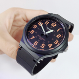 CASIO GENERAL MW-240-4BVDF-P BLACK RESIN STRAP MEN WATCH