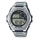 Casio General Silver Stainless Steel Strap Men Watch MWD-100HD-1AVDF-P