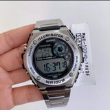 Casio General Silver Stainless Steel Strap Men Watch MWD-100HD-1AVDF-P