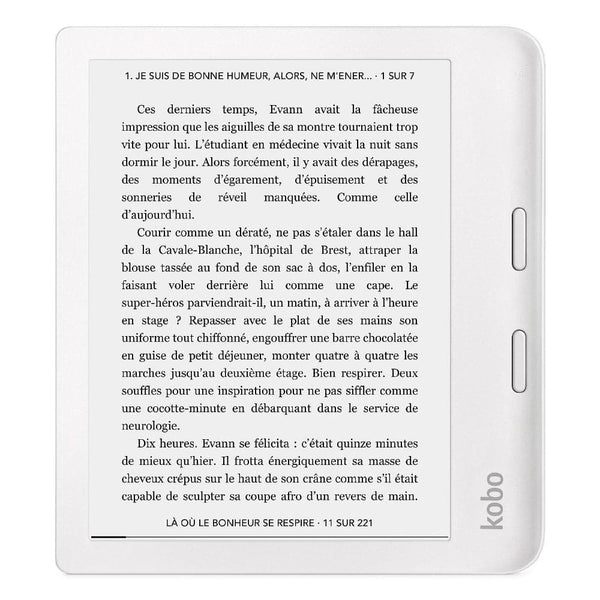 KOBO N418-KU-WH-K-EP LIBRA 2 WHITE E-READER