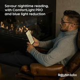 KOBO N778-KU-BK-K-EP SAGE 8IN EINK CARTA HD COMFOLIGHT PRO WATERPROFF AUDIO STYLUS