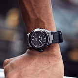 Citizen Series 8 Black Dial Polyurethane Strap Men Watch NA1025-10E