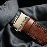 Citizen Series 8 Automatic Brown Leather Strap Men Watch NB6011-11W