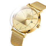 NAVIFORCE NF3008G G/G GOLD MESH STRAP MEN'S WATCH