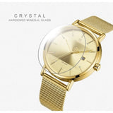 NAVIFORCE NF3008L G/G GOLD MESH STRAP UNISEX'S WATCH