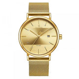 NAVIFORCE NF3008L G/G GOLD MESH STRAP UNISEX'S WATCH