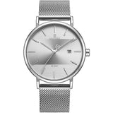 NAVIFORCE NF3008L S/W SILVER MESH STRAP UNISEX'S WATCH