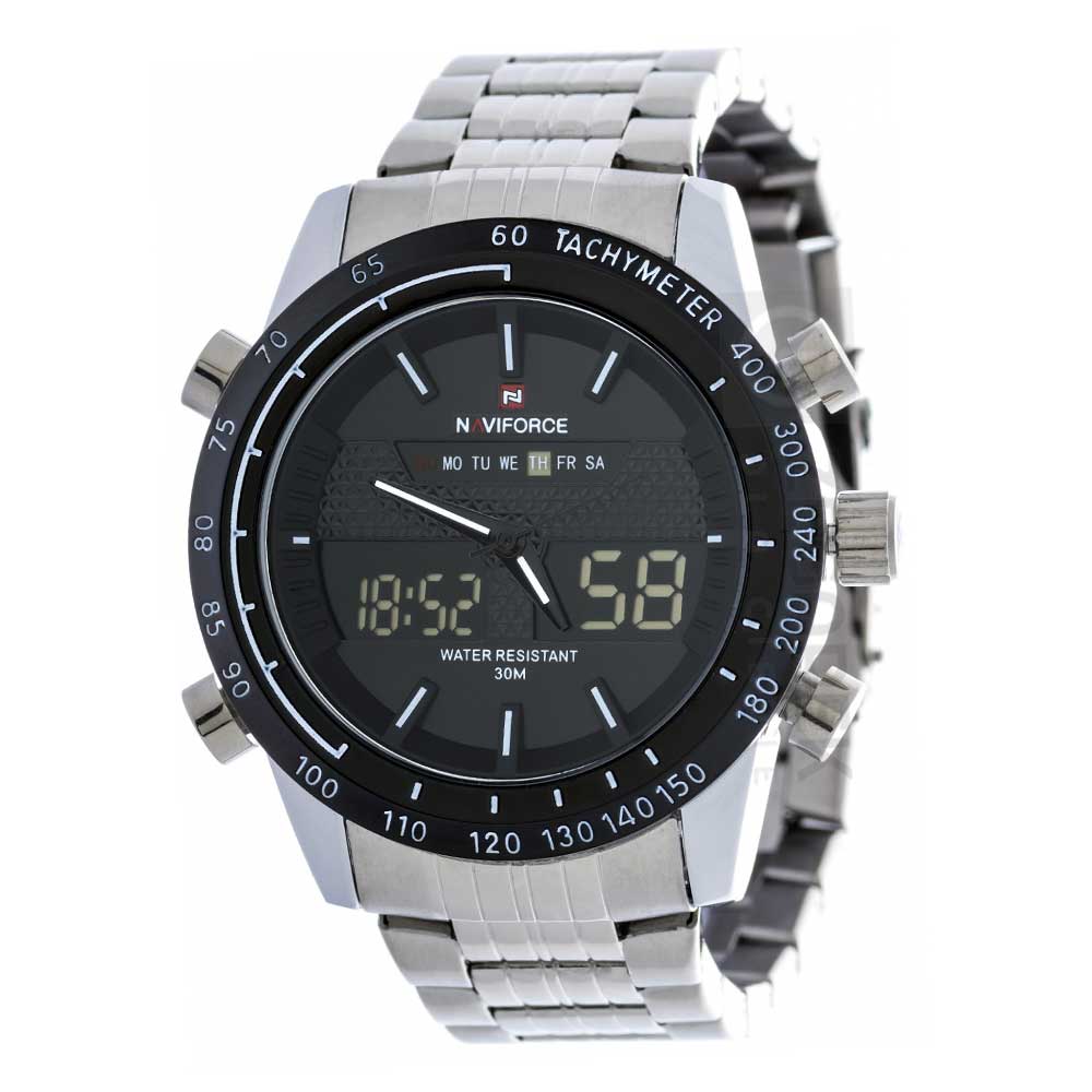 NAVIFORCE NF9024 S/B/W MEN'S WATCH - H2 Hub Watches