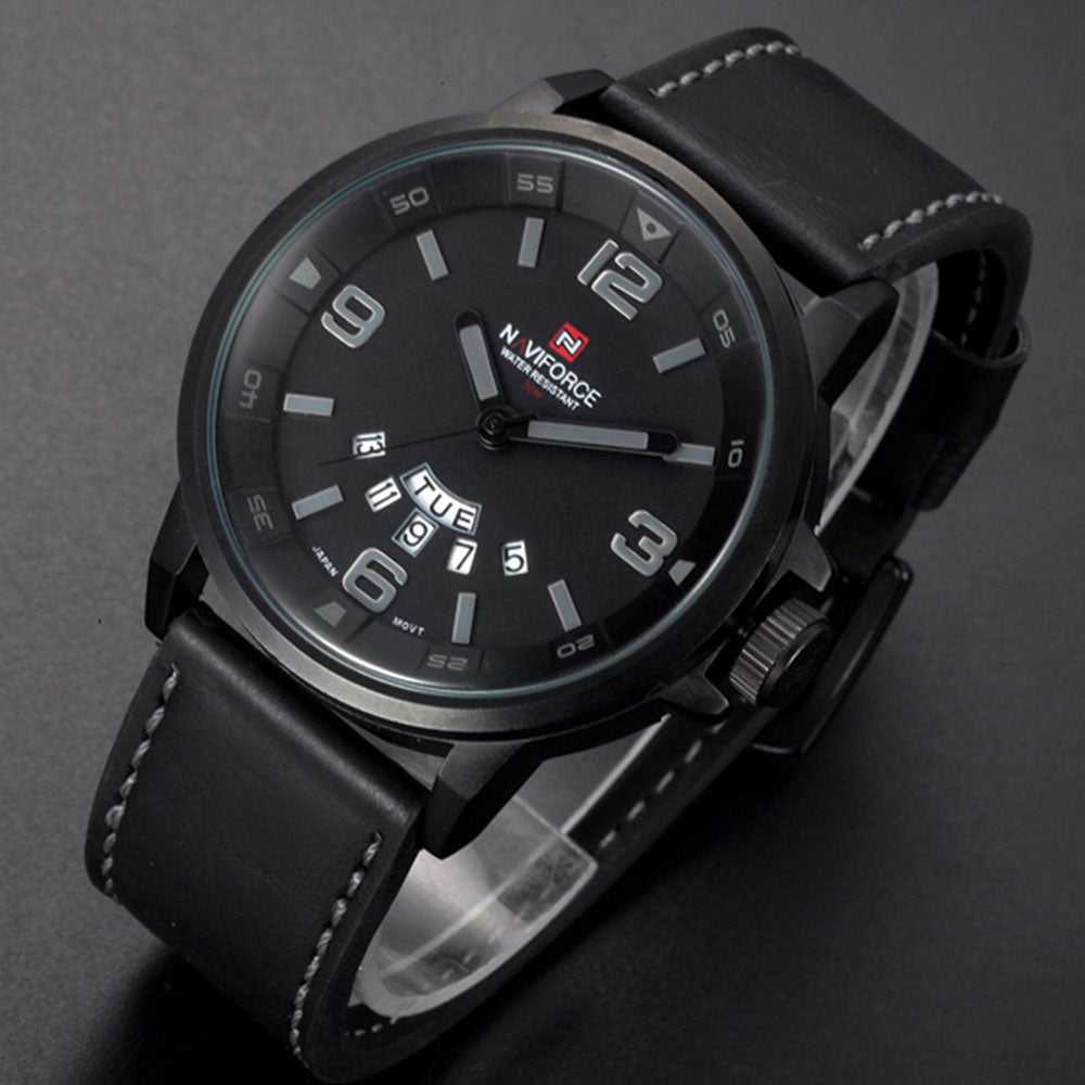 NAVIFORCE NF9028 B B GY MEN S ANALOG WATCH H2 Hub