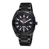 NAVIFORCE NF9038 B/B BLACK STAINLESS STEEL MEN'S WATCH - H2 Hub Watches