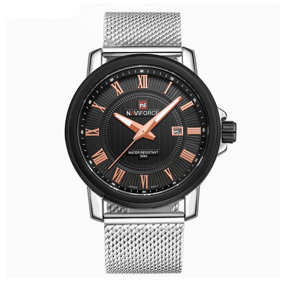 NAVIFORCE NF9052 S/B/W MEN'S WATCH - H2 Hub Watches