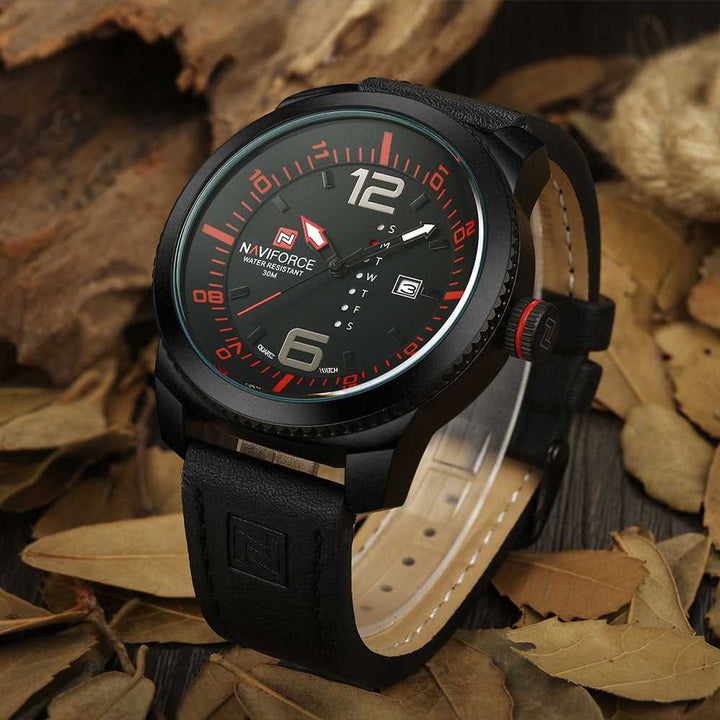 NAVIFORCE NF9063-B-R-B MEN'S ANALOG WATCH - H2 Hub Watches