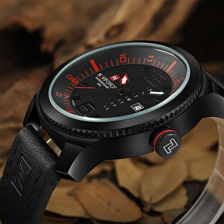 NAVIFORCE NF9063-B-R-B MEN'S ANALOG WATCH - H2 Hub Watches