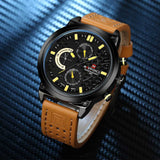 NAVIFORCE NF9068L B/Y/BN MEN'S CHRONOGRAPH WATCH - H2 Hub Watches