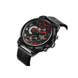 NAVIFORCE NF9068L B/R/B ANALOG LEATHER MEN'S WATCH