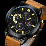 NAVIFORCE NF9068L B/Y/BN MEN'S CHRONOGRAPH WATCH - H2 Hub Watches