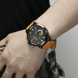 NAVIFORCE NF9068L B/Y/BN MEN'S CHRONOGRAPH WATCH - H2 Hub Watches