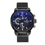 NAVIFORCE NF9068S B/W/B MEN'S CHRONOGRAPH WATCH - H2 Hub Watches
