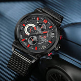 NAVIFORCE NF9068S B/R/B MEN'S WATCH