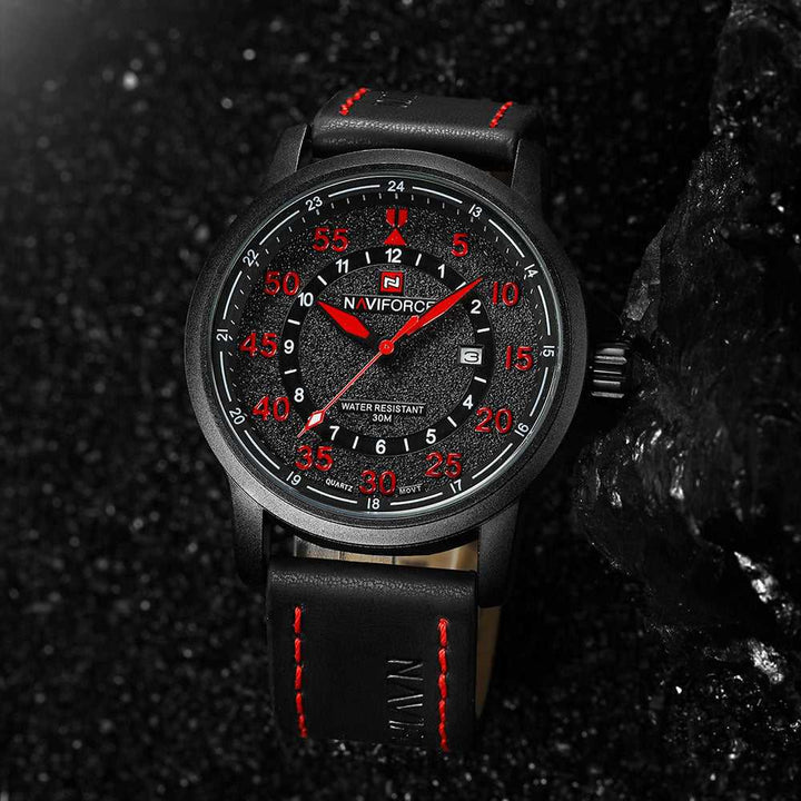 NAVIFORCE NF9076-B-R-B MEN'S ANALOG WATCH - H2 Hub Watches