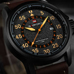 NAVIFORCE NF9076 B/Y/D.BN MEN'S ANALOG WATCH - H2 Hub Watches