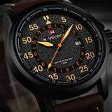 NAVIFORCE NF9076 B/Y/D.BN MEN'S ANALOG WATCH - H2 Hub Watches