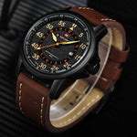 NAVIFORCE NF9076 B/Y/D.BN MEN'S ANALOG WATCH - H2 Hub Watches