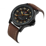 NAVIFORCE NF9076 B/Y/D.BN MEN'S ANALOG WATCH - H2 Hub Watches