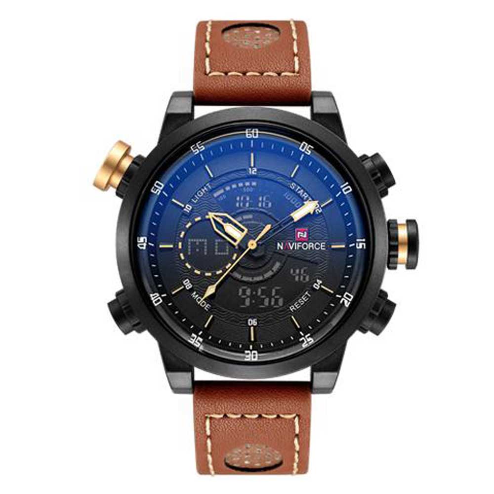 NAVIFORCE NF9081 B/Y/BN MEN'S WATCH - H2 Hub Watches